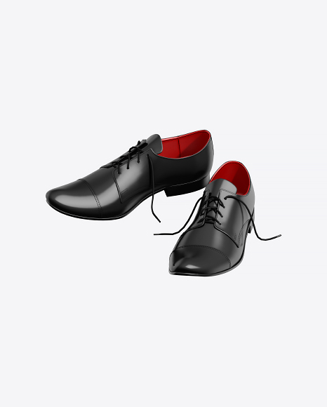 Men's Leather Lace-Up Shoes